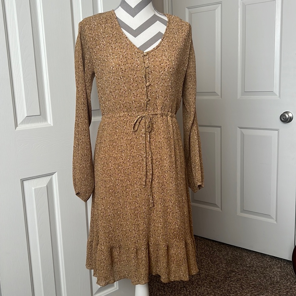 NWOT- Mikarose Floral Fall Dress
